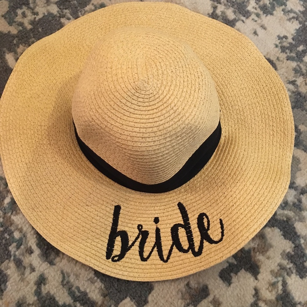 Bride sunny floppy hat